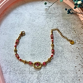 Pembenin Cazibesi Gold Bileklik