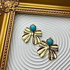 Firuze Fiyonk Küpe | Mev'Ahenk Collection