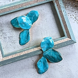 Okyanus Dalgası Küpe I Mev'Art Collection